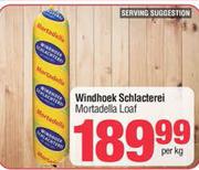 Windhoek Schlacterei Mortadella Loaf-Per kg