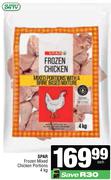 Spar Frozen Mixed Chicken Portions-4kg Each