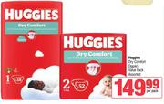 Huggies Dry Comfort Diapers Value Pack Assorted-Per Pack