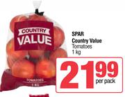 Spar Country Value Tomatoes-1Kg Per Pack