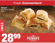 Pieman's Mini Pies Or Sausage Rolls-For Any 5