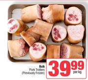 Bulk Pork Trotters (Previously Frozen)-Per Kg