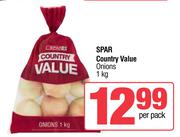 Spar Country Value Onions-1kg Per Pack