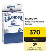 Grand-Pa Headache Powders Sachet-144's