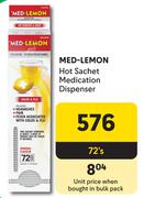 Med-Lemon Hot Sachet Medication Dispenser-72's