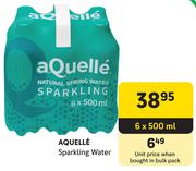 Aquelle Sparkling Water-6 x 500ml