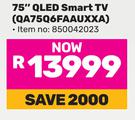 Samsung 75" QLED Smart TV QA75Q6FAAUXXA 850042023