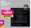 Defy Slimline 600 Black Glass Eye Level Oven DBO483E 829808