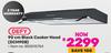 Defy 90cm Black Cooker Hood DCH90B 850015754