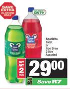 Sparletta Twist Or Iron Brew Assorted-For 2 x 2L