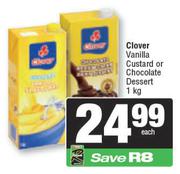 Clover Vanilla Custard Or Chocolate Dessert-1Kg