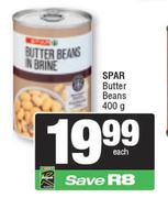 Spar Butter Beans-400g