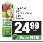 Liqui Fruit 100% Fruit Juice Blend Assorted-1L