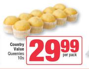 Country Value Queenies-10s Per Pack