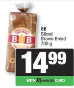 BB Sliced Brown Bread-700g