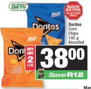 Doritos Corn Chips Assorted-For 2 x 145g