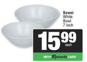 Bowei White Bowl 7 Inch