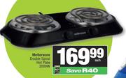 Mellerware Double Spiral Hot Plate 2000W