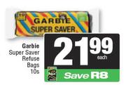 Garbie Super Saver Refuse Bags-10s