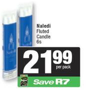 Naledi Fluted Candle-6s Per Pack
