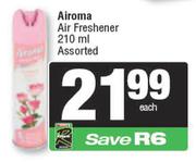 Airoma Air Freshener Assorted-210ml
