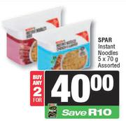 Spar Instant Noodles-For 2 x 5 x 70g