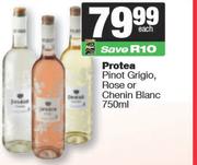 Protea Pinot Grigio, Rose Or Chenin Blanc-750ml