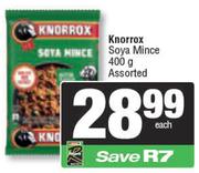 Knorrox Soya Mince Assorted-400g
