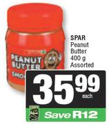 Spar Peanut Butter Assorted-400g