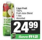Liqui Fruit 100% Fruit Juice Blend Assorted-1L