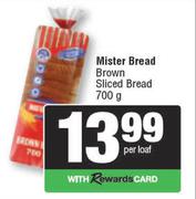 Mister Bread Brown Sliced Bread-700g Per Loaf
