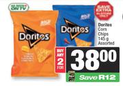 Doritos Corn Chips Assorted-For 2 x 145g