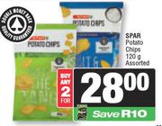 Spar Potato Chips Assorted-For 2 x 120g