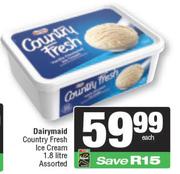 Dairymaid Country Fresh Ice Cream Assorted-1.8L