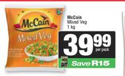 McCain Mixed Veg-1Kg Per Pack