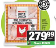 Spar Frozen Chicken Whole Legs-5Kg Per Pack