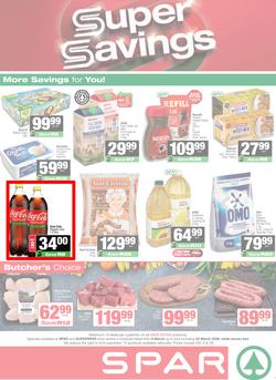 SPAR & SUPERSPAR KwaZulu-Natal (Town) : Super Savings (09 March - 22 March 2026), page 1