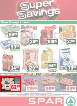 SPAR & SUPERSPAR KwaZulu-Natal (Town) : Super Savings (09 March - 22 March 2026), page 1