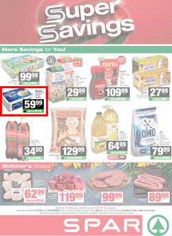 SPAR & SUPERSPAR KwaZulu-Natal (Town) : Super Savings (09 March - 22 March 2026), page 1