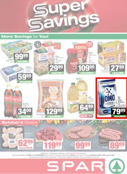SPAR & SUPERSPAR KwaZulu-Natal (Town) : Super Savings (09 March - 22 March 2026), page 1