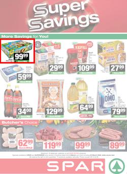 SPAR & SUPERSPAR KwaZulu-Natal (Town) : Super Savings (09 March - 22 March 2026), page 1