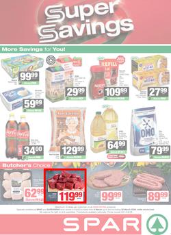 SPAR & SUPERSPAR KwaZulu-Natal (Town) : Super Savings (09 March - 22 March 2026), page 1