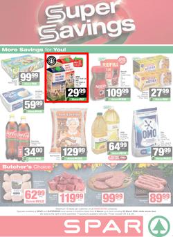 SPAR & SUPERSPAR KwaZulu-Natal (Town) : Super Savings (09 March - 22 March 2026), page 1