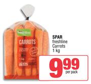 Spar Freshline Carrots-1kg Per Pack