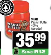 Spar Peanut Butter Assorted-400g Each
