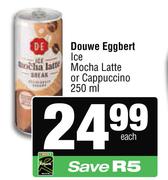 Douwe Eggbert Ice Mocha Latte Or Cappuccino-250ml Each