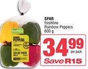 Spar Freshline Rainbow Peppers-600g Per Pack