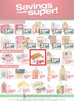 SPAR & SUPERSPAR KwaZulu-Natal (Town) : Super Savings (09 March - 22 March 2026), page 2