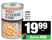 Spar Butter Beans-400g Each