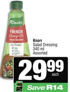 Knorr Salad Dressing Assorted-340ml Each